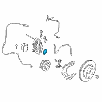 OEM BMW 428i xDrive Gran Coupe Repair Set Brake Caliper Diagram - 34-11-6-850-935