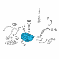 OEM 2007 Honda Accord Tank, Fuel Diagram - 17500-SDC-L03