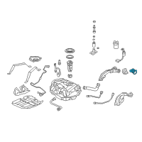 OEM 2005 Honda Accord Cap, Fuel Filler Diagram - 17670-SDC-L01