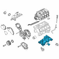 OEM Infiniti QX56 Upper Oil Pan Diagram - 11110-EZ30A