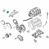 OEM 2017 Nissan Titan Valve Cover Outer Seal Diagram - 13276-EZ30A