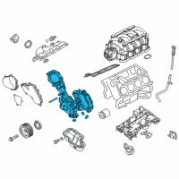 OEM 2022 Nissan Armada COVER ASSY-FRONT,TIMING CHAIN Diagram - 13500-1LA2A