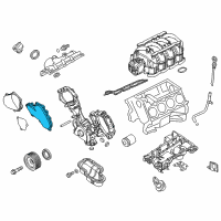 OEM Nissan Titan XD Cover Assembly Valve Timing Control Diagram - 13041-EZ30B