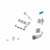 OEM 2010 Cadillac DTS Spark Plug Diagram - 12571535