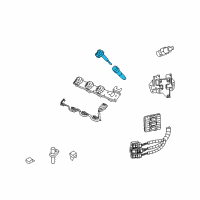 OEM Cadillac XLR Ignition Coil Diagram - 12597745