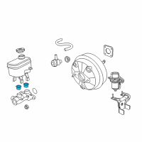 OEM 2021 Jeep Wrangler Brake Cylinder Diagram - 68385585AC