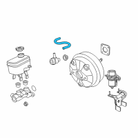 OEM Jeep Hose-Vacuum Diagram - 68289576AB