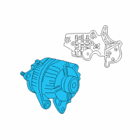 OEM 2004 Jeep Liberty ALTERNATR-Engine Diagram - 56044532AD