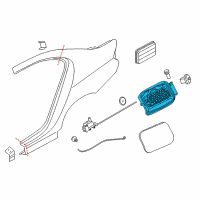 OEM 2012 BMW ActiveHybrid 5 Cover Pot Diagram - 51-17-7-204-365