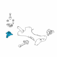 OEM Kia Sorento Engine Mounting Bracket Assembly Diagram - 218102P950