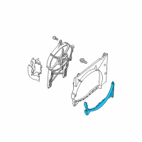 OEM 2012 Nissan Pathfinder SHROUD-Lower Diagram - 21477-ZS00A