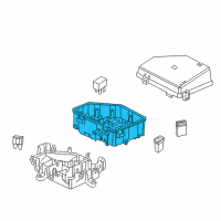 OEM 2009 Pontiac G8 Block Asm-Accessory Wiring Junction Diagram - 92191601