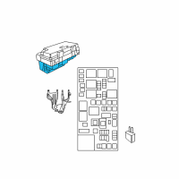 OEM 2012 Dodge Grand Caravan Module-Totally Integrated Power Diagram - 68105507AE