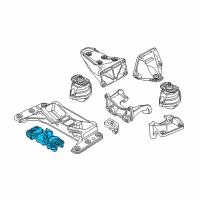 OEM BMW Vibration Absorber Diagram - 22-31-6-764-617