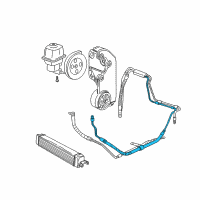 OEM 2005 Chevrolet Trailblazer Pressure Hose Diagram - 26095037