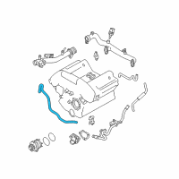 OEM 2010 Nissan Pathfinder Hose Water Diagram - 14055-EA20A