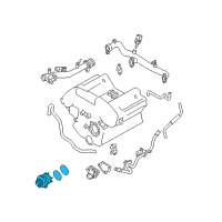 OEM 2017 Nissan Frontier Pump Assy-Water Diagram - 21010-9BM0A