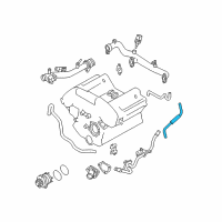 OEM 2009 Nissan Pathfinder Hose-Water Diagram - 14056-EA205