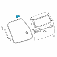 OEM 2018 GMC Acadia Hinge Diagram - 84102005