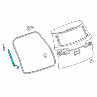 OEM GMC Lift Cylinder Diagram - 84606444