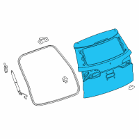 OEM GMC Lift Gate Diagram - 84785190