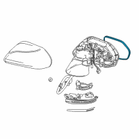 OEM 2018 Toyota Camry Mirror Glass Diagram - 87902-33100