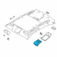 OEM 2020 Nissan Altima Lamp Assembly Map Diagram - 26430-6CA0A