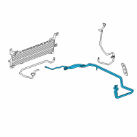 OEM 2009 Cadillac CTS Hose Asm-Trans Fluid Cooler Diagram - 25812248