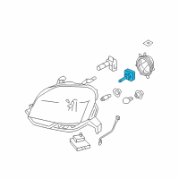 OEM 2007 Mercury Montego Hid Bulb Diagram - 5T5Z-13N021-AA