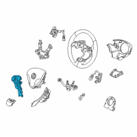 OEM Acura ILX Switch Assembly, Audio & Navigation & Hft Diagram - 35880-TX6-A01