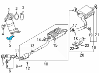 OEM 2021 Hyundai Sonata Stay Diagram - 28529-2S305