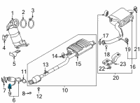 OEM Hyundai Santa Fe Hanger Diagram - 28780-L1000