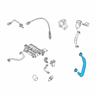 OEM Hyundai Hose Assembly-PCV Diagram - 26720-2B700