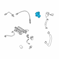 OEM Hyundai Kona Sensor-Boost Pressure Diagram - 39300-2A600