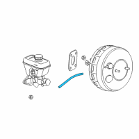 OEM Jeep Hose-Brake Booster Vacuum Diagram - 4779615AF