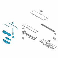 OEM 2013 Lincoln Navigator Jack Assembly Diagram - 7L1Z-17080-B