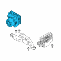 OEM BMW X2 ABS Control Module Diagram - 34516893721