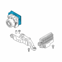 OEM 2020 BMW X2 ABS Control Module Diagram - 34517916191