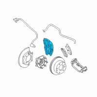 OEM GMC Sierra 1500 Caliper Diagram - 23276880