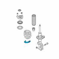 OEM 2020 Kia Forte Pad-Front Spring, Lower Diagram - 54633F2000