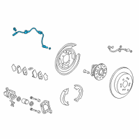 OEM 2014 Honda CR-V Sensor Assembly, Rear Diagram - 57475-T0B-A01