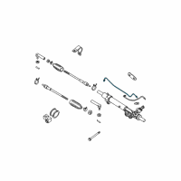 OEM 2018 Nissan Frontier Tube Assy-Cylinder Diagram - 49542-EA000