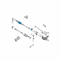 OEM 2010 Nissan Frontier Boot Kit-Power Steering Gear Diagram - 48203-EA025