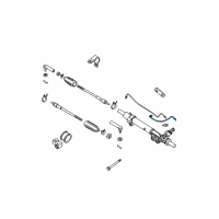 OEM 2006 Nissan Xterra Tube Assy-Cylinder Diagram - 49541-EA000