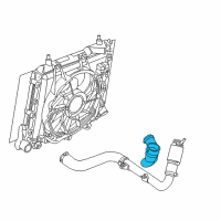 OEM Chrysler Hose-INTERCOOLER To Throttle Bod Diagram - 4891478AA