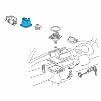 OEM 1996 Toyota Celica Cap Diagram - 19101-74110