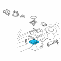 OEM 1998 Toyota RAV4 Ecm Ecu Engine Control Module Diagram - 89661-42402