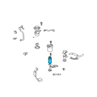 OEM 2004 Toyota Celica Fuel Pump Diagram - 23221-28280