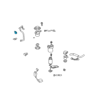 OEM Toyota Celica Tube Assembly Clamp Diagram - 90464-00745