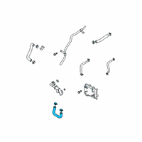 OEM 2021 Hyundai Palisade Hose Assembly-RADAATOR, LWR Diagram - 25415-S9500